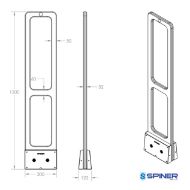 نقشه گیت سه آنتن باریک ELF 